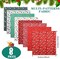 8 Pcs 20 x 20 Inches Christmas Fabric Quilting Christmas Fabric Bundles Precut Fabric Squares Christmas Printed Fabric Scraps for DIY Sewing Crafts Project Patchwork Dress Apron